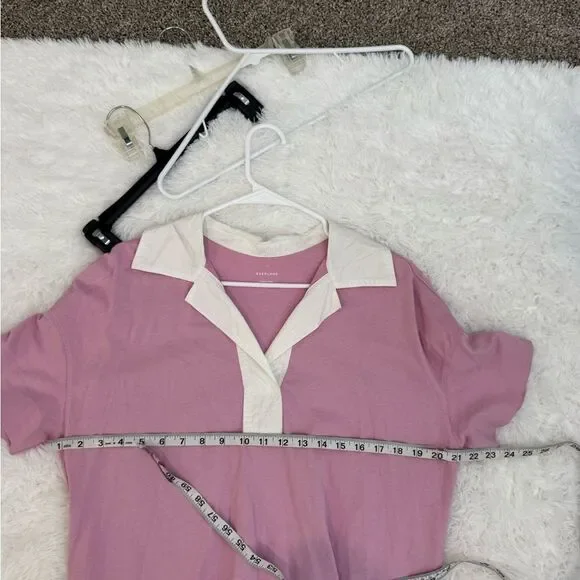 Everlane The Organic Cotton Polo Short Sleeve Dress Size L - Picture 7 of 11